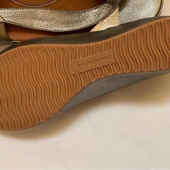 New L'Amour Des Pieds Women's Crotono Low Wedge Slingback Sandal Bronze size 10 - Picture 6 of 12
